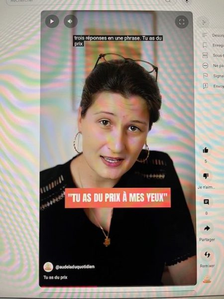 tu as du PRIx à mes yeux